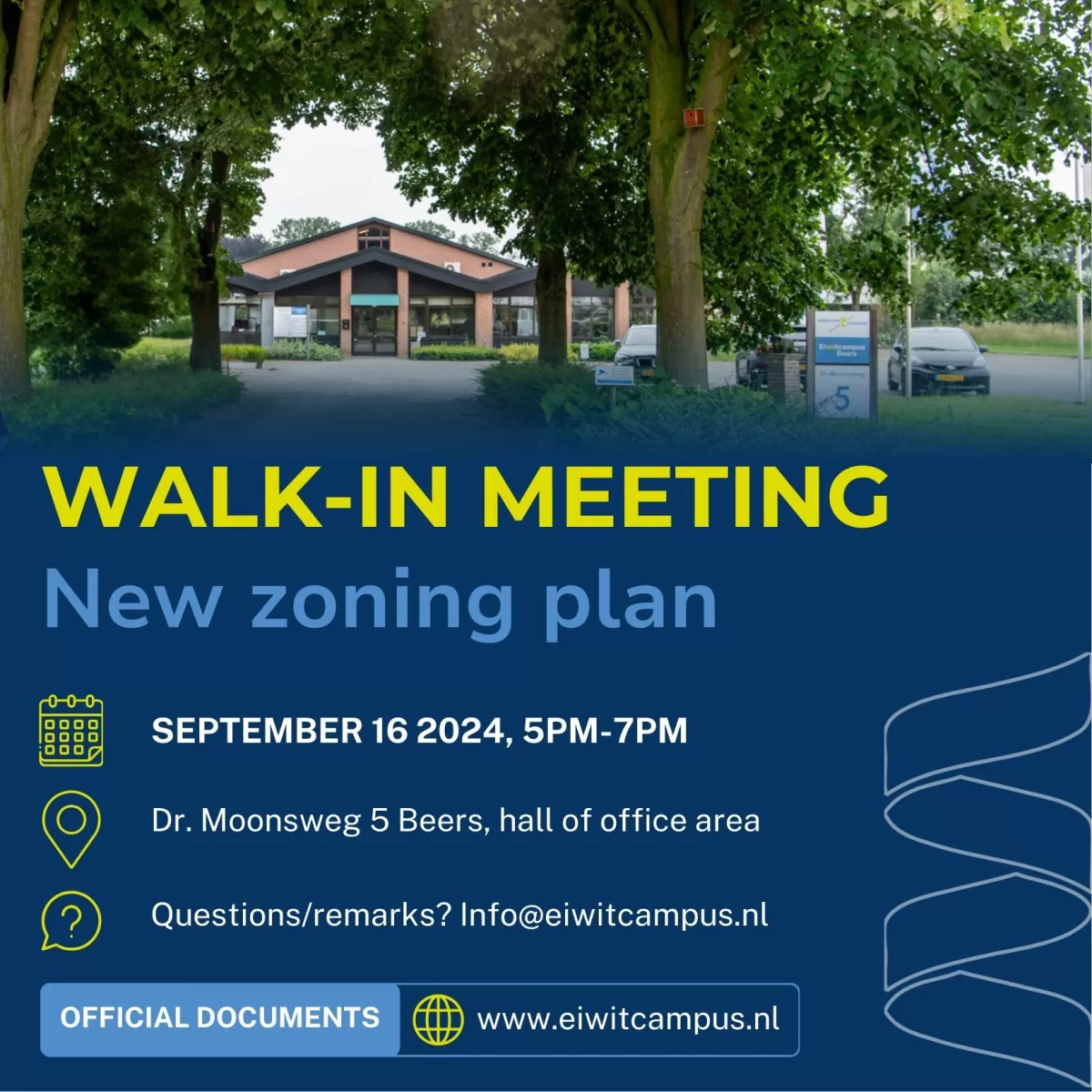 walk-in meeting new zoning plan